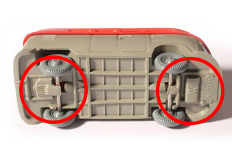 VW T1 kleine Heckscheibe: Typ D (Neuauflage) Nest 1