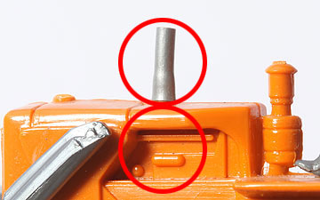 Planierraupe: Version 1: ohne Abgasanlage