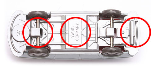 VW 411: Version 1 - ohne Zughaken