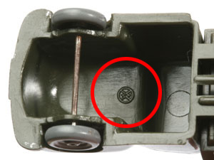 Ford 3500: Boden offen, Prägung WM im Kreis