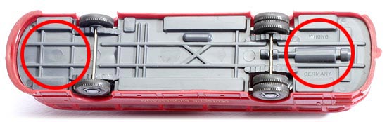 MB Pullman Bus: Version 4: Chassis Struktur, Wiking/Germany