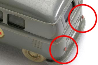 VW T1 kleine Heckscheibe: Typ 1: flach