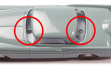 Ford Continental: Version 1: zwei kleine Erhebungen