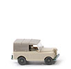 Land Rover - hellgelbgrau/patinagrün, BP 100 ff, m. Fahrer - 100/9b