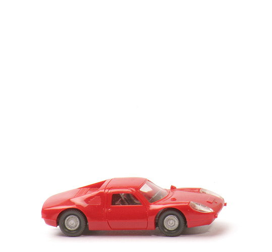 Porsche Carrera - (hell-) rot, Lenkrad integriert - 163/3c