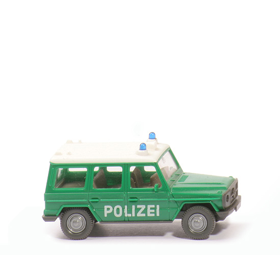 MB 230 G Polizei - Dach weiß, Grill basaltgrau - 106/1