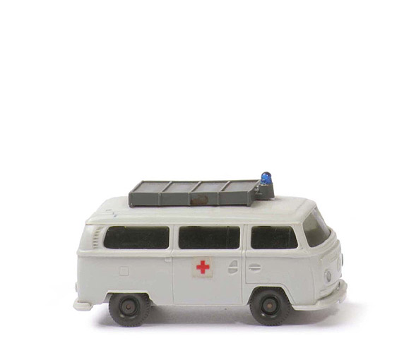 VW T2 Rotkreuz - altweiß, Dachaufbau basaltgrau, Rotkreuz Folie - 320/15e