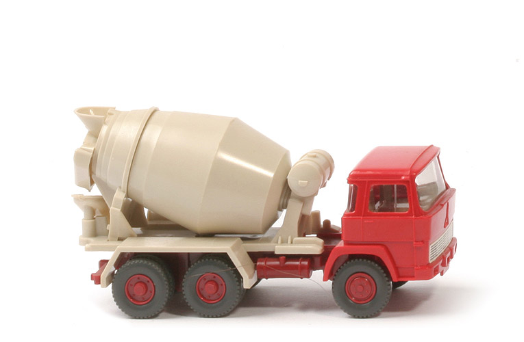Magirus 260-25 Betontransport - FH, CH hellbraunrot, Aufbau hellelfenbein - 680/7d ~