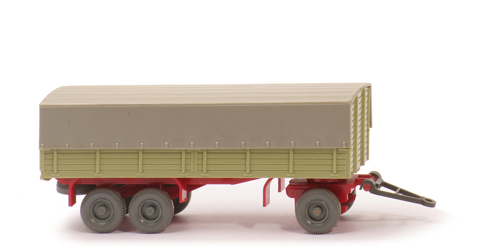 Dreiachsanhänger (Typ 1) - PR lindgrün, CH rot, BP WM/Germany - 481/5a