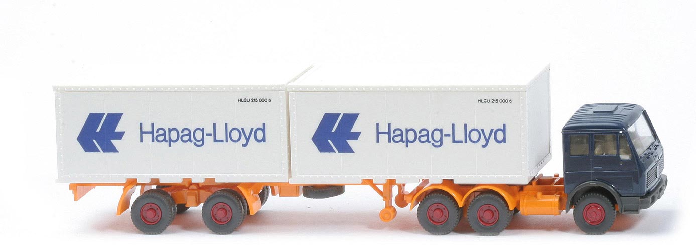 MB 2632 S Container-Sattelzug - Hapag-Lloyd 2 x 20 ft , stahlblau - Hapag-Lloyd 6 ?