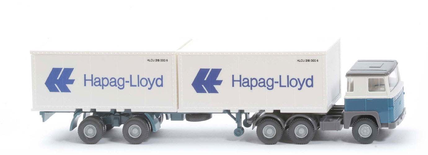 Scania 110 Container-Sattelzug - Hapag-Lloyd 2 x 20 ft - 520/37a ?