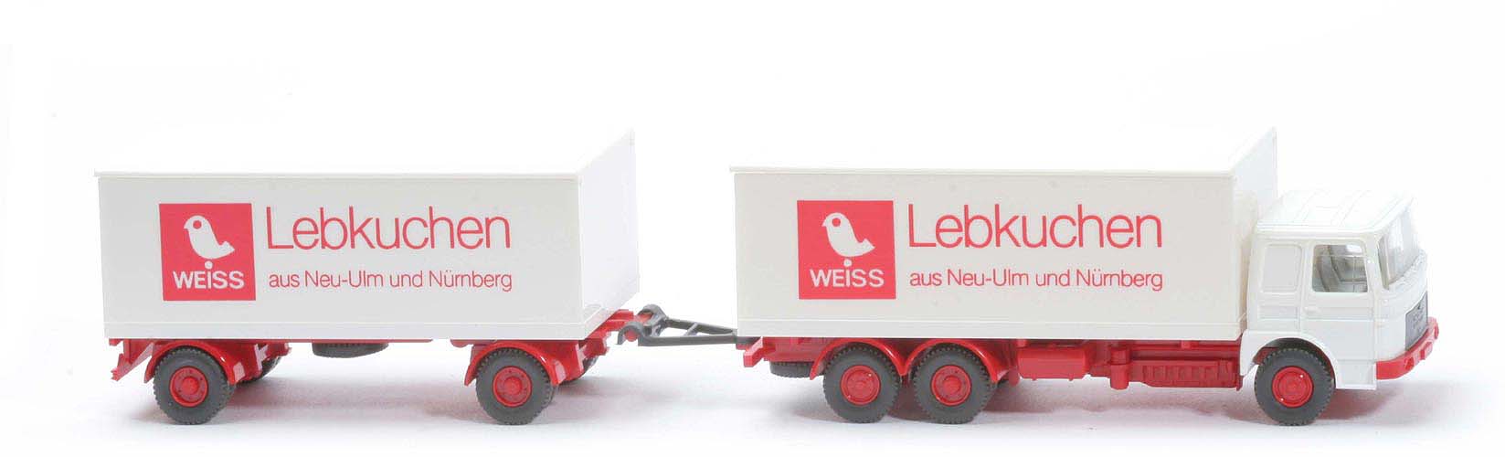 Fernlastzug MAN Büssing 22.320 UNL - Weiss Druck matt - 471/1a