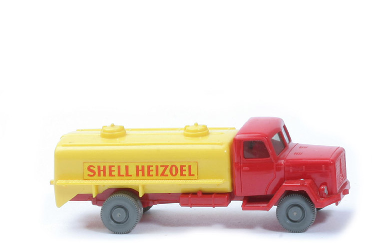 Magirus Saturn Spezial Kesselwagen - Shell Heizöl - Kabine rot - 533/1a