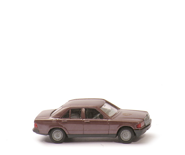 Mercedes 190 E - Mercedes: "Modellauto-Set 1991" - violett metallic - Mercedes (54) 4