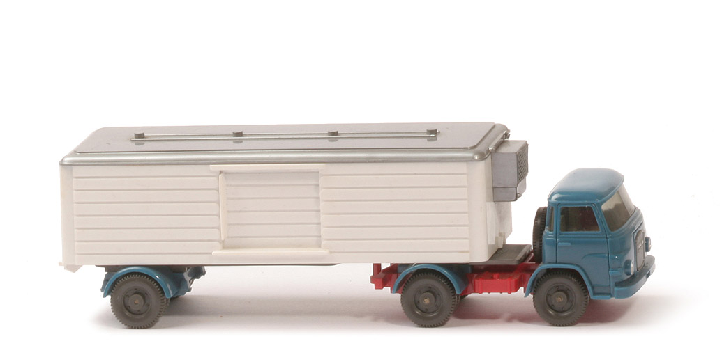 MAN 415 Kühlsattelzug - FH azurblau, Aufl.-CH anthrazit - 520/31a