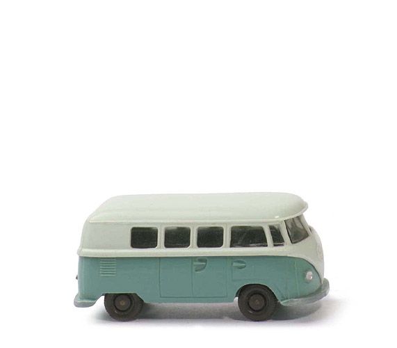 VW T1 Bus kl. Heckscheibe - papyrusweiß/türkis - 310/8zs