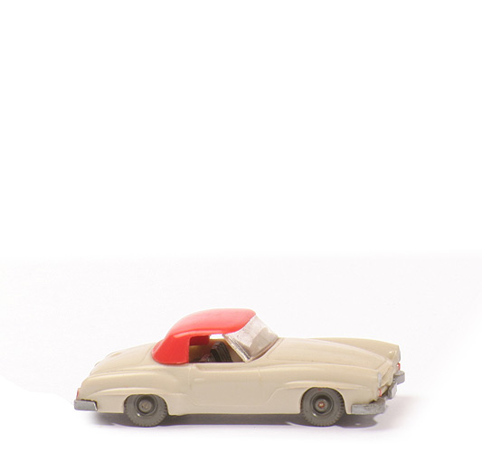 Mercedes 190 SL Coupé - hellolivgrau, LKR Vollmaterial - 253/1e