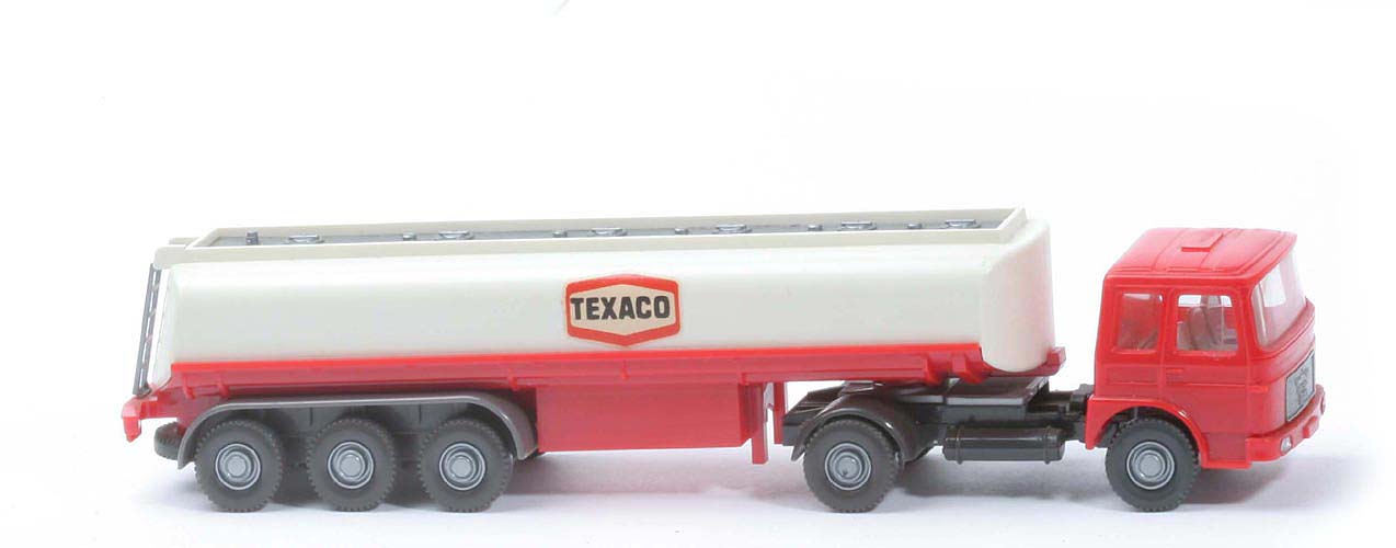 MAN  Büssing Tanksattelzug - Texaco Tank weiß - Texaco Ab