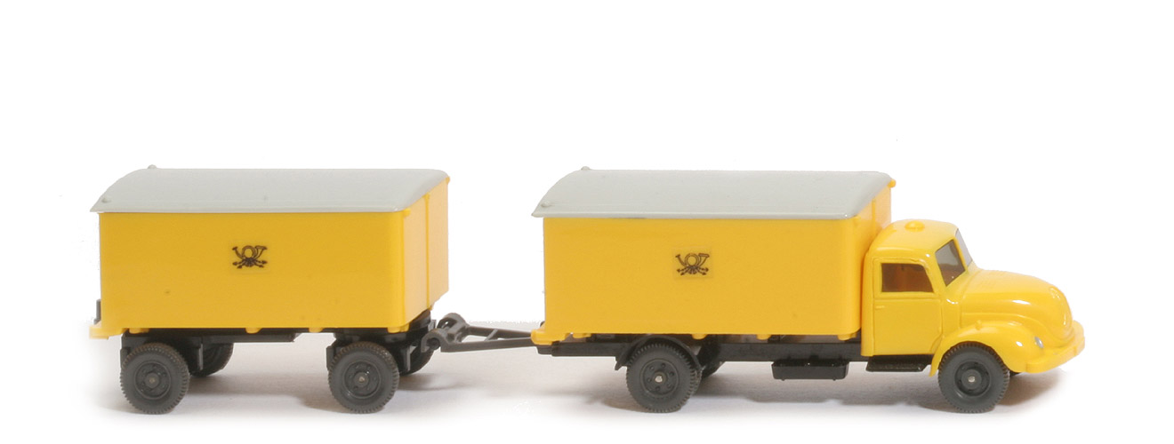 Magirus S 3500 Alter Postwagen - Horn Folie, mit Lüfter - 550/26b