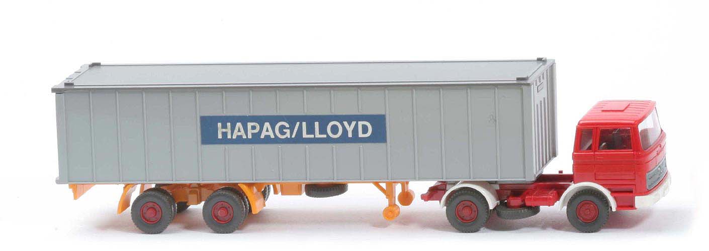 MB LPS 1620 Container-Sattelzug - Hapag-Lloyd rot / rot / weiß - Hapag-Lloyd 5?