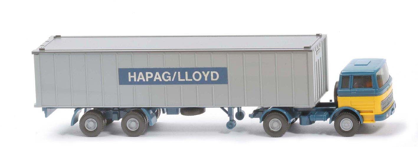 MB LPS 1620 Container-Sattelzug - Hapag-Lloyd azurblau / gelb / azurblau - Hapag-Lloyd 5?