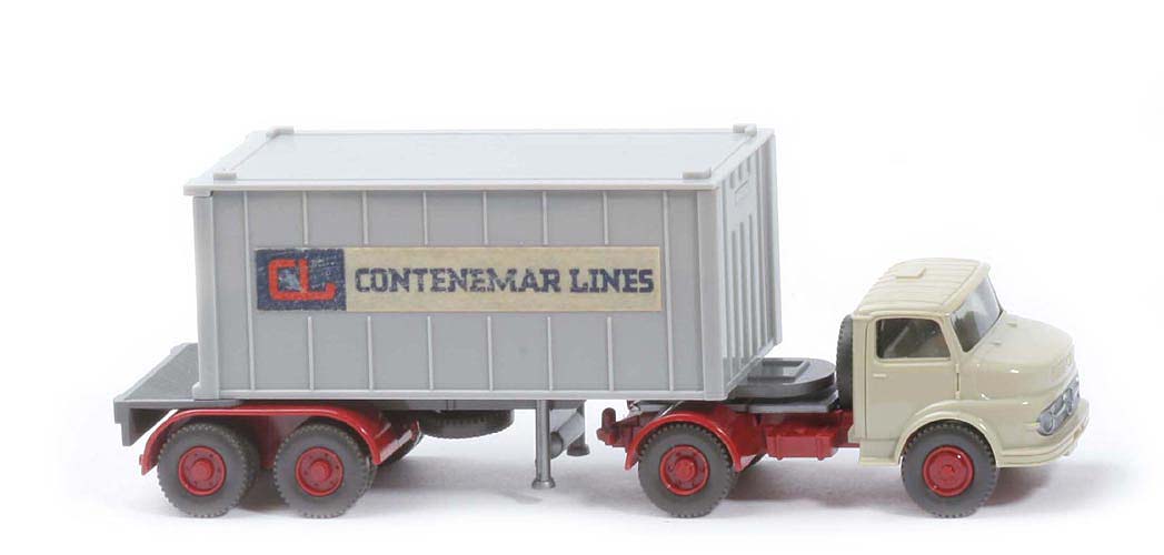 MB LS 1413 Container-Sattelzug 20 ft - Contenemar Lines - Contenemar Lines