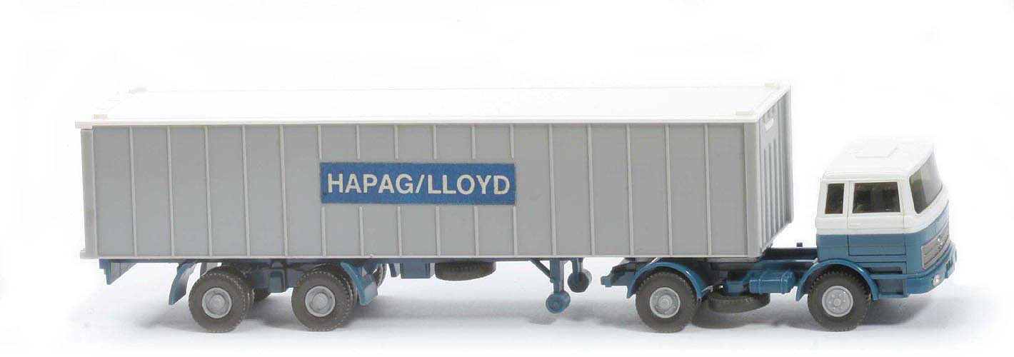 MB LPS 1620 Container-Sattelzug - Hapag-Lloyd weiß / azurblau /azurblau - Hapag-Lloyd 5?