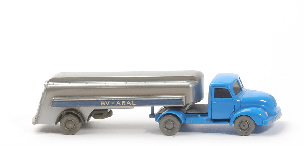 Magirus S 3500 Alter Tanksattelzug - ARAL, ZM-Chassis himmelblau - 801/6