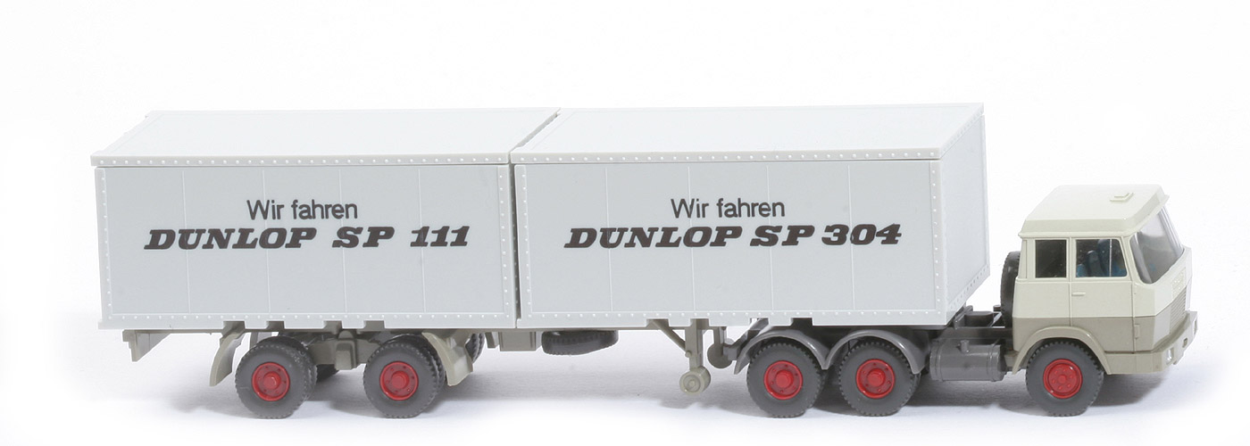 Hanomag-Henschel Container-Sattelzug - Dunlop - Dunlop