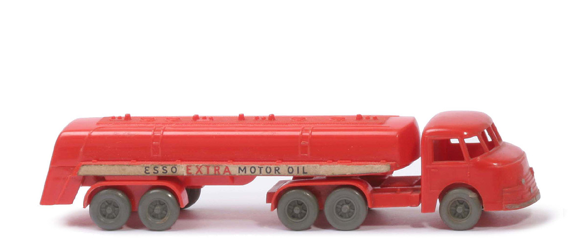 Henschel Bimot Esso Supertankwagen - uv, m. EXTRA in rot, orangerot - 790/2b