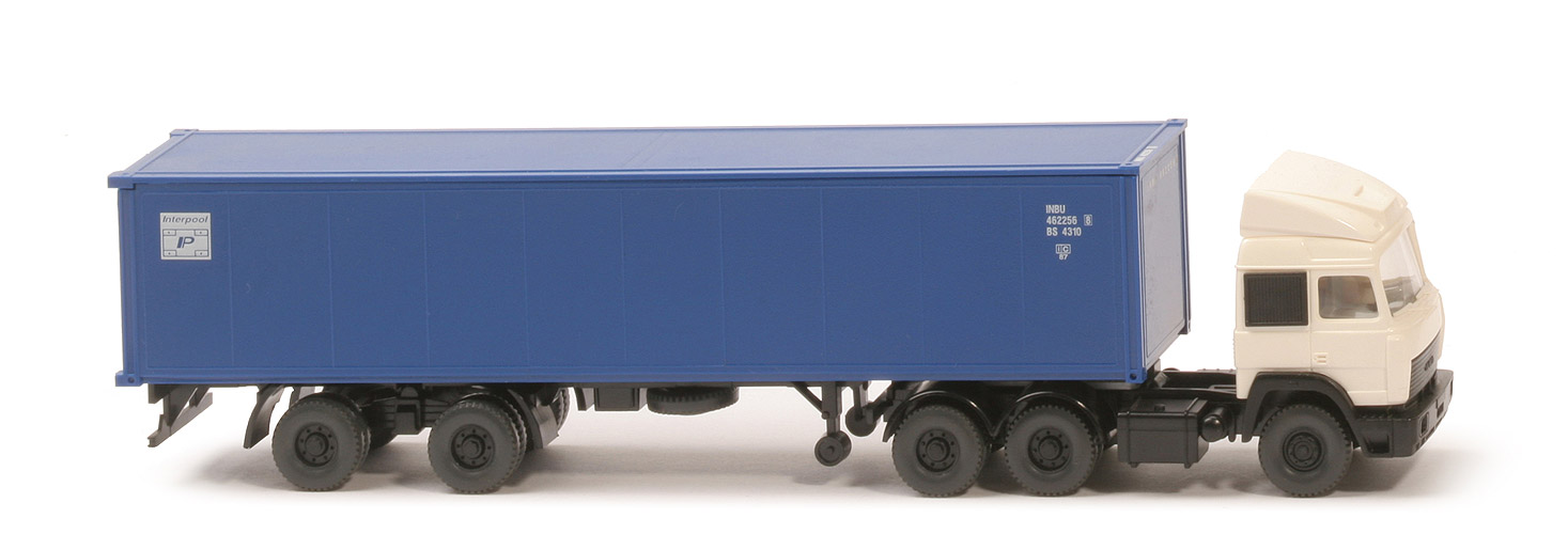 Iveco, 40 ft Glattwand-Container - Interpool 7a - Interpool (7a)