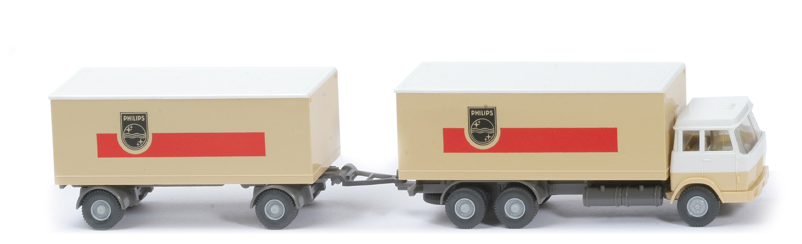 Hanomag Henschel Kofferlastzug - Philips, FH weiß/hellbeige - 440/9h