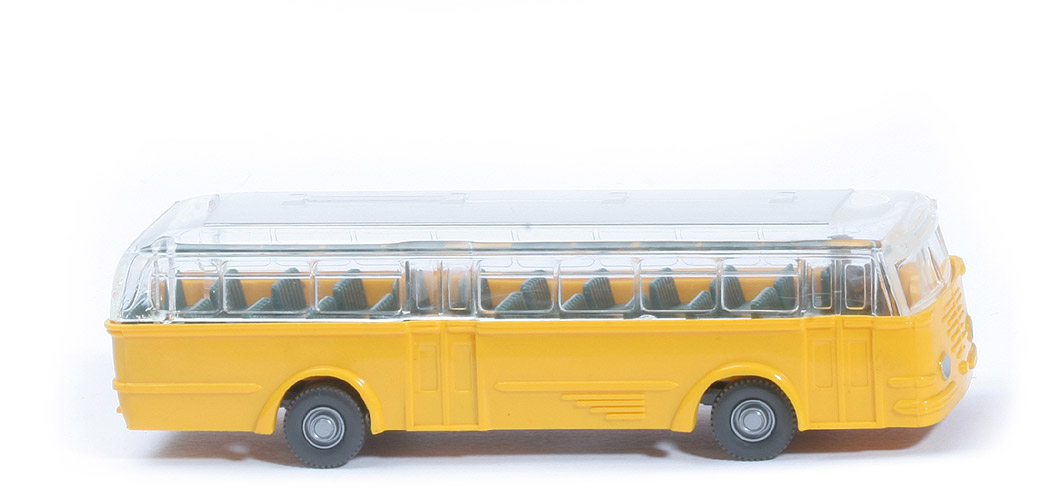 Büssing Trambus - mit Dachlüfter,  Chassis neu, gelb - 720/7c