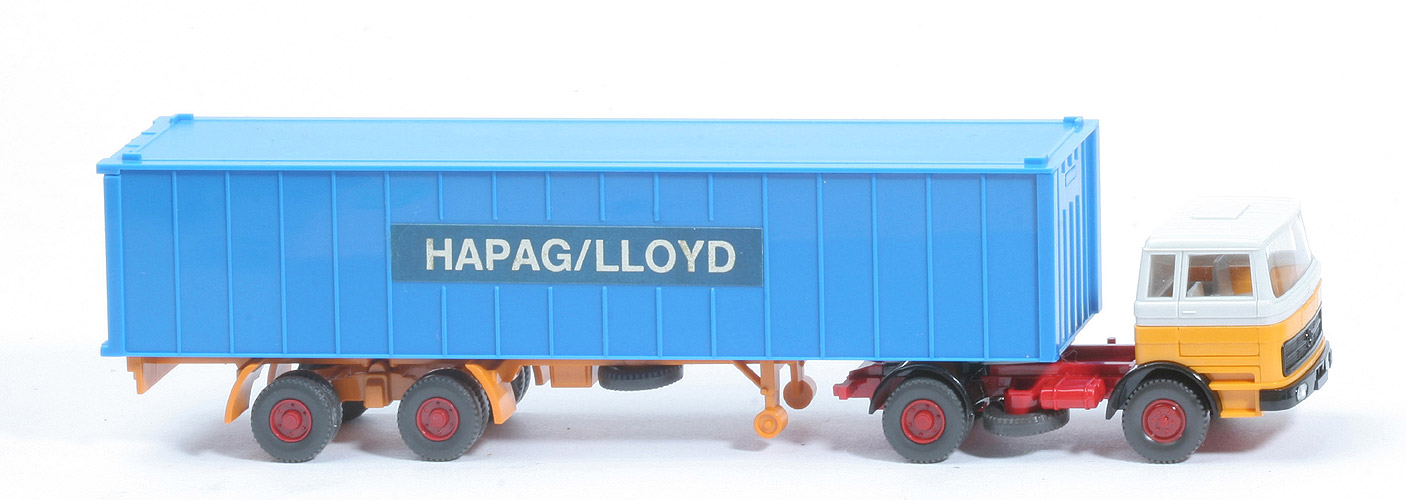 MB LPS 1620 Container-Sattelzug - Hapag-Lloyd 1 x 40 ft himmelblau - Hapag-Lloyd 5a?