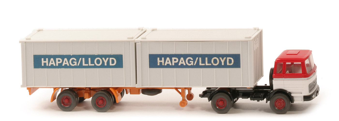 MB LPS 1620 Container-Sattelzug - Hapag-Lloyd rot / weiß - Hapag-Lloyd 5b