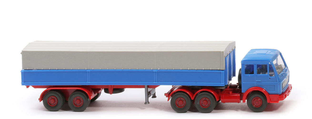 MB 2632 S Alupritsche - Aufbau signalblau, Grill Papier, Chassis rot - 515/1 ?