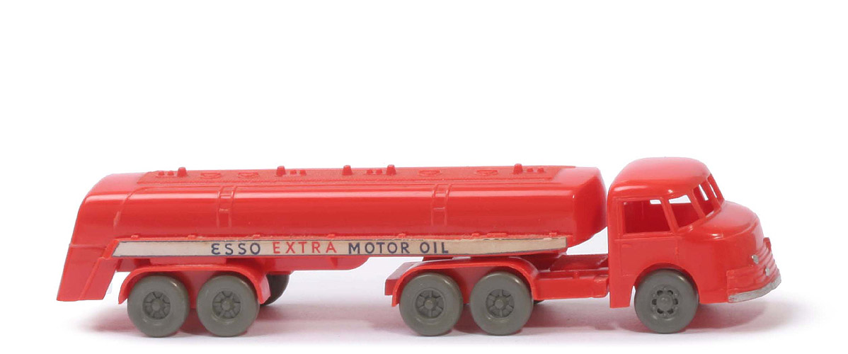 Henschel Bimot Esso Supertankwagen - uv, m. EXTRA in rot, orangerot - 790/2b