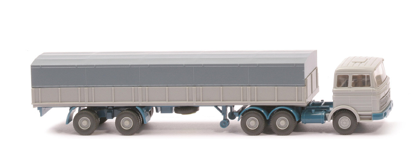 MB LPS 2223 Langpritsche - FH-Dach querversteift, FH silbergrau/CH azurblau, Lkr - 511/2n