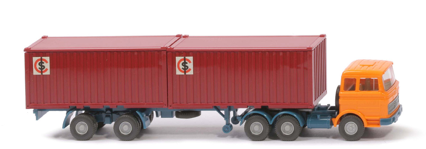 MB LPS 2223 Stahl-Container - ICS ohne Aussparung , Container rubinrot, ZM mit Spiegeln - 524/3  ?