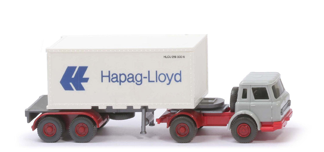 IH Container-Sattelzug 20 ft - Hapag-Lloyd  Container m. Nr. - Hapag-Lloyd 12 ?