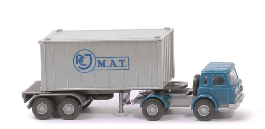 ACJ MAT 20 ft, Liliput-Container - Alu-Container gerippt, silbergrau - 528a/ ?