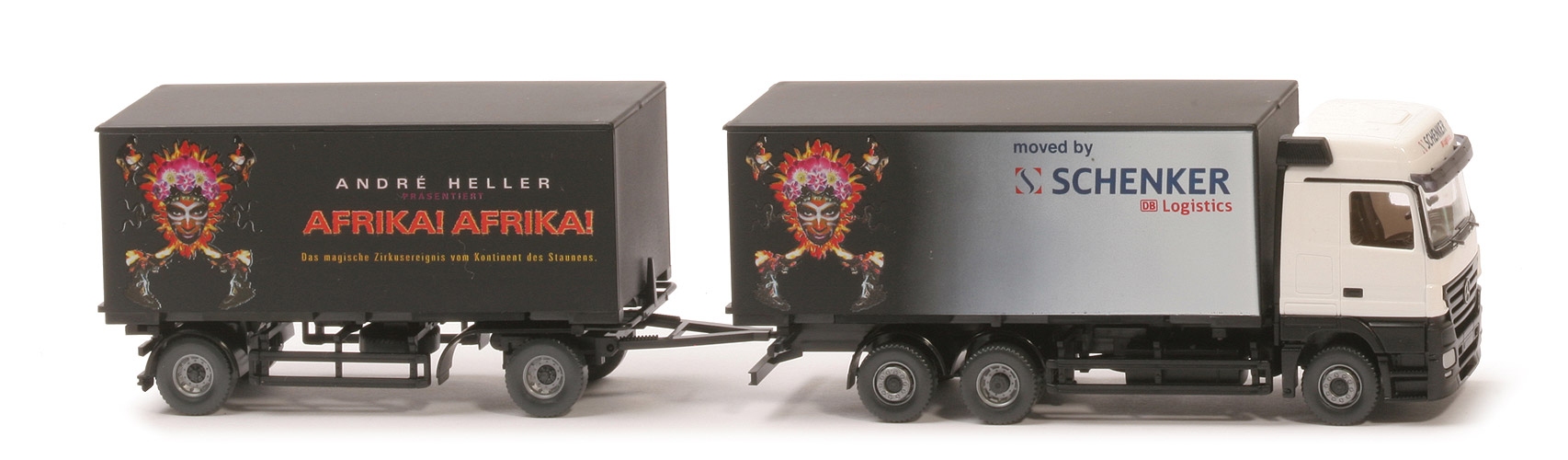 MB Actros MP3 LH Megaspace Wechselkofferzug (2007) - Afrika II (Schenker 44459) - nicht erfasst