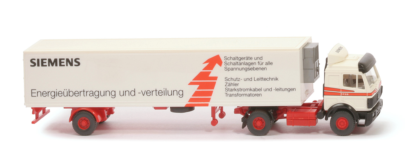 MB 1735 S Koffersattelzug 2/1 - Siemens Energieübertragung - mit Spoilerdruck - Siemens (39a)