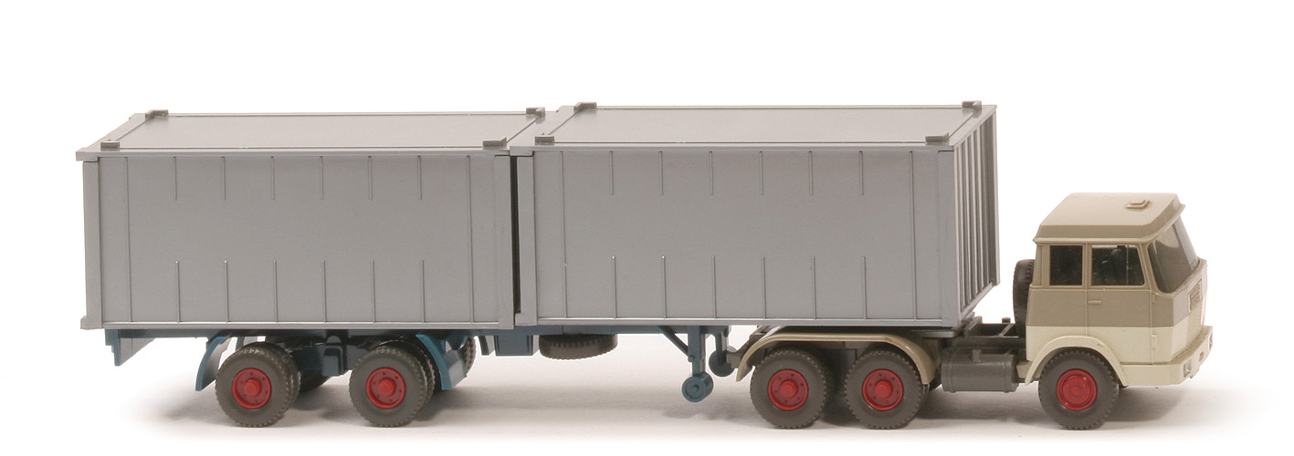 Hanomag-Henschel Container-Sattelzug - Werbemodell für Henschel - unbeschriftet - 521/5 ?
