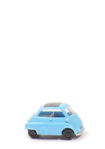 BMW Isetta  - 4 Räder, hellblau - 808/2a