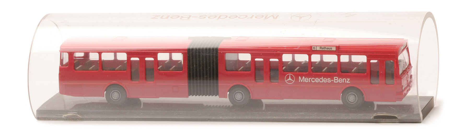 MB O 305 G Gelenkbus - Mecedes: Modell in Plexiglas-Röhre verklebt - Mercedes (13a)