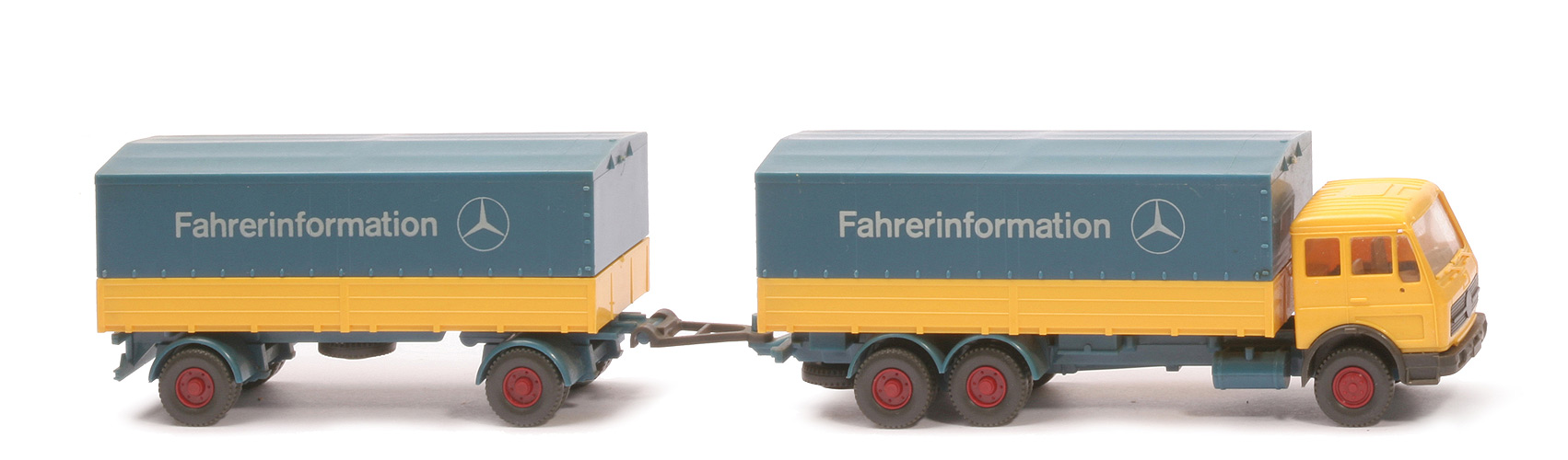 MB 1632 Fernlastzug 3/2 - Fahrerinformation gelb - Fahrerinformation (2) c