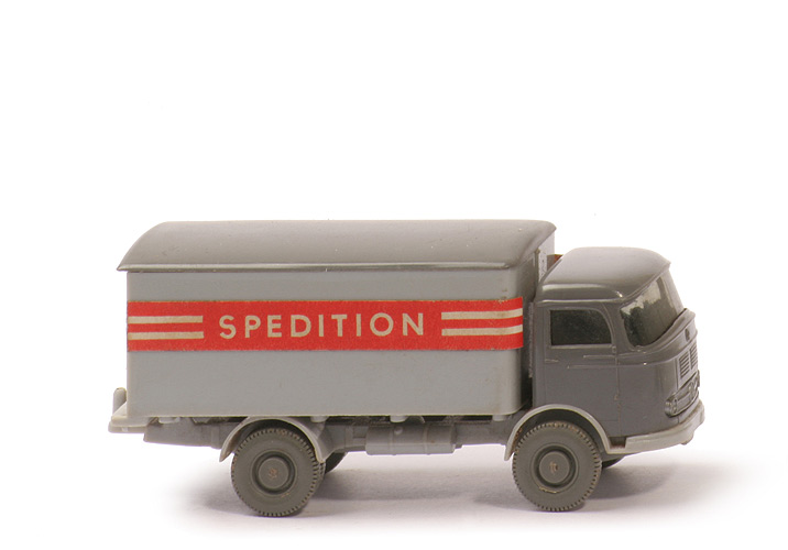 MB LP 321 Koffer Spedition - FH basaltgrau, CH, Koffer silbergrau, Dach basaltgrau - 540/26e