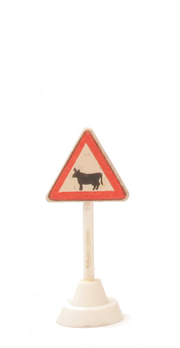 Verkehrszeichen (Typ 3) - Achtung - Tiere, hoher Sockel - 1000/4