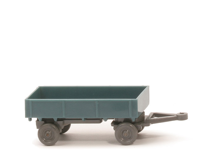 LKW-Anhänger (Typ 4) - Flachzapfen, PR ozeanblau, CH basaltgrau - 400/9b